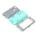 iPhone 5c - 3 Piece Hard Plastic Silicone Hybrid Drop Shock Proof Protective Phone Cover Case - Blue Pink